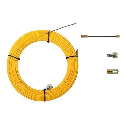 PASACABLES FIBRA AUTOENERGÉTICA 6mm 100m AMARILLO Marca Reconocida