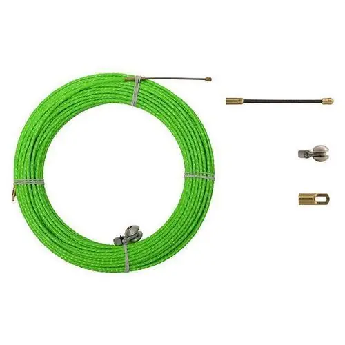 PASACABLES POLIÉSTER TRENZA MONOFILAMENTO 6mm 100m VERDE Garantía De Devolución De Dinero