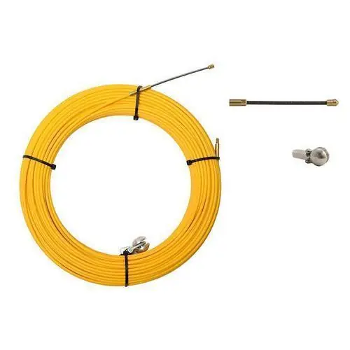 Alta Calidad PASACABLES FIBRA AUTOENERGÉTICA 9mm 120m AMARILLO