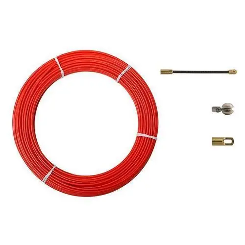 PASACABLES FLEJE ACERO / POLIPROPILENO 6mm 100m ROJO Solo Hoy