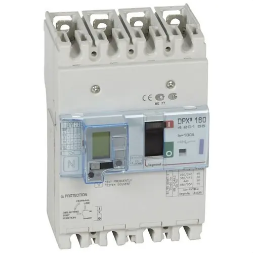 Últimas Unidades MAGNETOTÉRMICO DIFERENCIAL DPX3 160 4P 100A 50kA