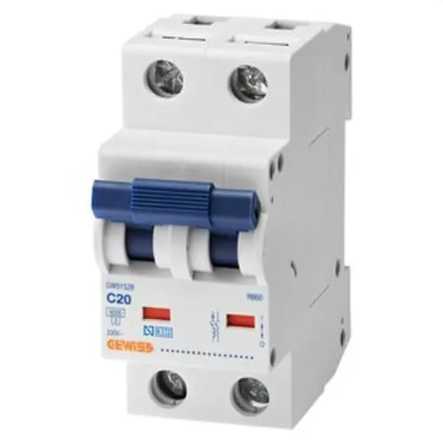 Venta Final INTERRUPTOR MAGNETOTÉRMICO RB60 1P+N C6 6000A CON 2 MÓDULOS