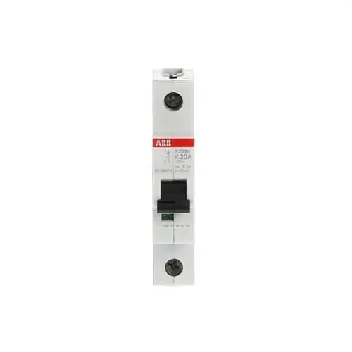 A Buen Precio INTERRUPTOR MAGNETOTÉRMICO S201M-K 20A UNIPOLAR CON 1 MÓDULO