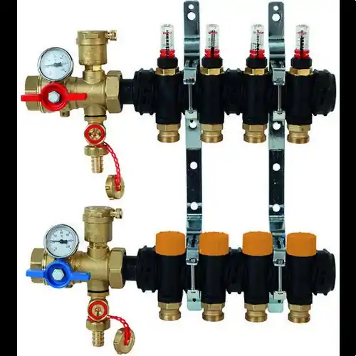 COLECTOR MODULAR PREMONTADO 6 SALIDAS PARA INSTALACIONES DE CLIMATIZACIÓN Ocasión Especial