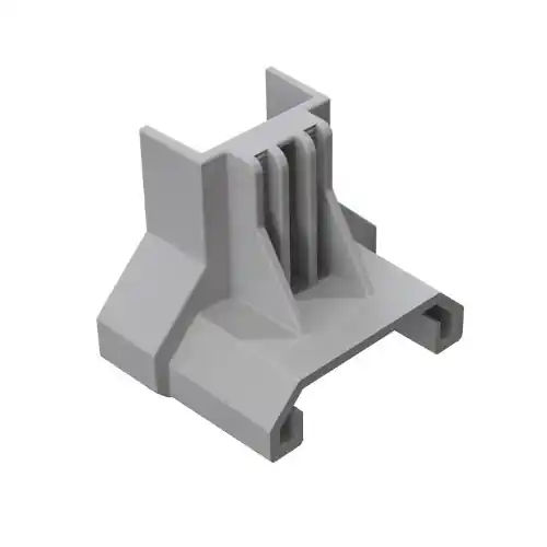 Comprar En Línea CLICKFIT EVO SOPORTE DE GRAPA FINAL GRIS PARA TEJADOS DE METAL TRAPEZOIDALES