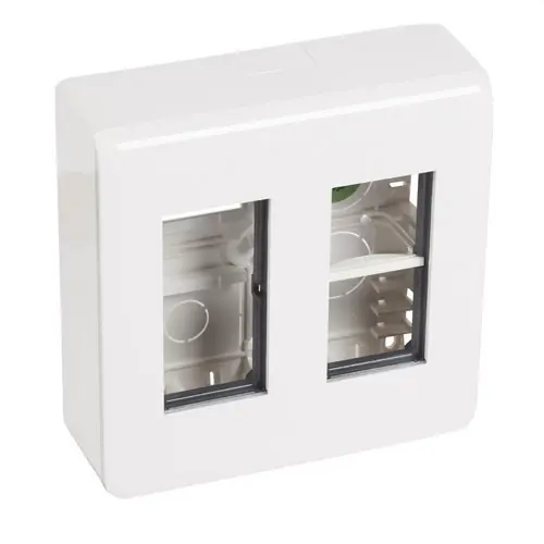 CAJA PTBJO.SUPF.PLAST.MOSAIC P/2x4 MOD.BL Precio Bajo