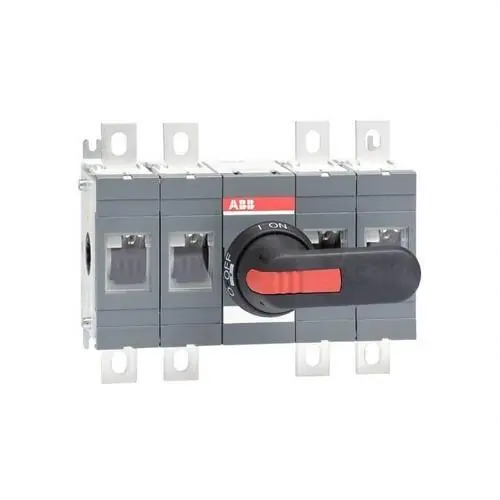 Descuento SECCIONADOR OT 315E22-P 4P PARA MANDO PLÁSTICO NEGRO
