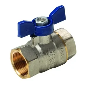 Directo De Fábrica VÁLVULA ESFERA SYC340 PN25 H-H 1/2" MARIPOSA AZUL
