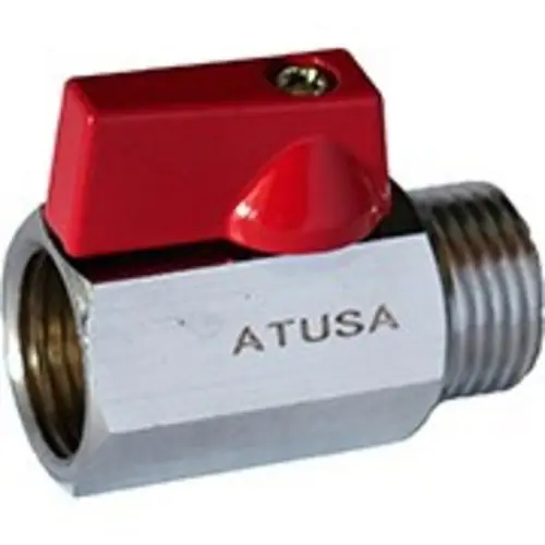 Económico VÁLVULA ESFERA MINI M-H 1/8" CON PALANCA