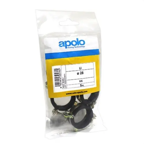 JUEGO ABRAZADERA ISOFÓNICA L-M6 15L (BOLSA 5u) Precio Reducido