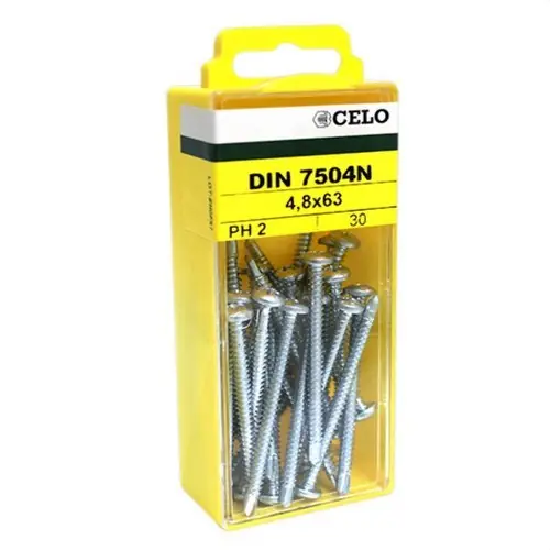 Alta Calidad JUEGO DE TORNILLOS DIN7504-N 4,2x13 CINCADO (20 UNIDADES)