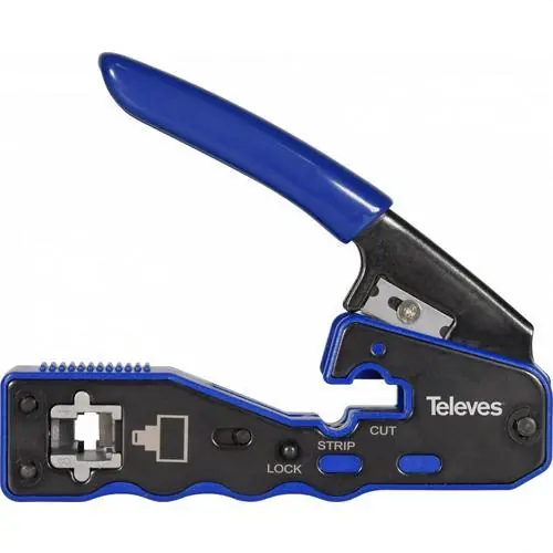 CRIMPADORA CON CORTE AUTOMÁTICO PARA CONECTORES MACHO RJ45 PASANTE Y NO PASANTES Promoción Exclusiva