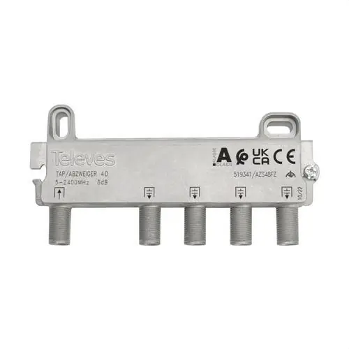 DERIVADOR SERIE F 5...2400MHz 4D 8dB Alta Calidad