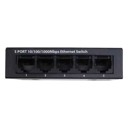 SWITCH ETHERNET L2 NO GESTIONABLE 5x 10/100/1000Mbps Liquidación