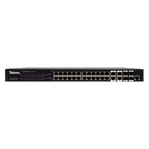 SWITCH ETHERNET L2+: 24xGbE(PoE, 400W) + 4xSFP Favorito De Clientes