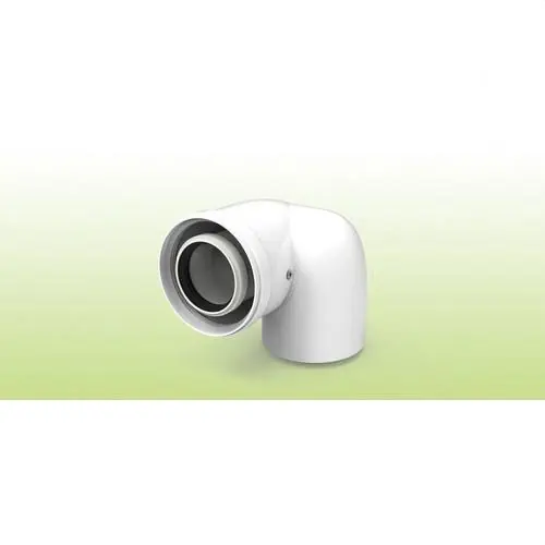CODO ø60/100 A 90° DESCENTRADO PP/ACERO LACADO Más Vendido
