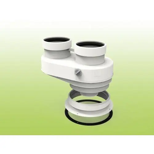 ADAPTADOR BITUBULAR DIÁMETRO 80 COMPATIBLE JUNKERS ALU/PP RINNAI Solo Por Tiempo Limitado