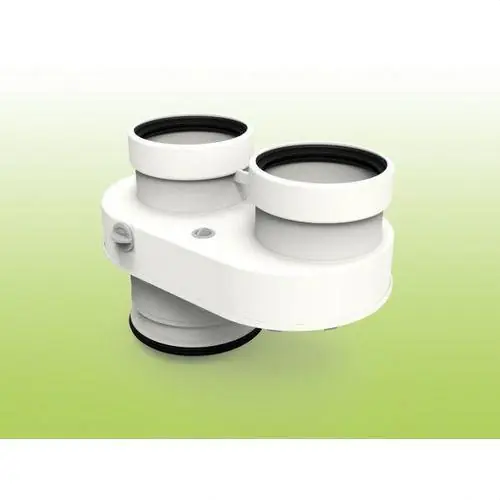 Venta Final ADAPTADOR BITUBULAR ø80 COMPATIBLE ATLANTIC