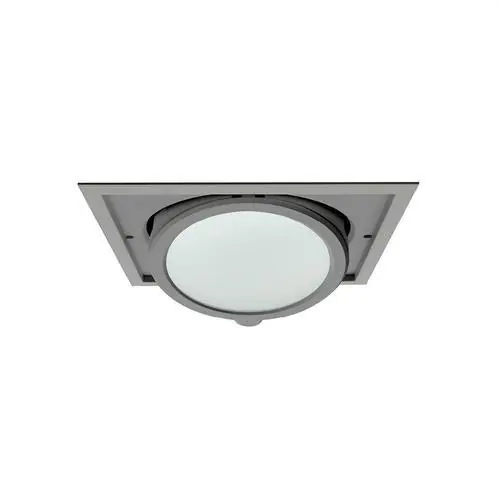Stock Limitado DOWNLIGHT DORFIN Q 21W 2365lm LED PAN DIFUSOR OPAL GRIS