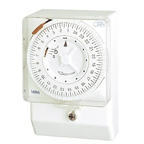 Rebajas INT.HOR.ANALOG.MINI T-QRS 12V CC MONT.TRAS CUA.ESF.7 DÍAS 16(4)A RSVA.>100 Hs.
