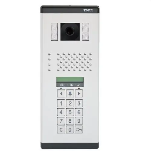 Marca Reconocida PLACA VIDEOPORTERO DIGITAL BLANCO/NEGRO S-400V