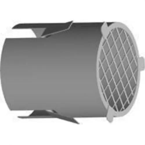 DEFLECTOR HORIZONTAL PARA VIENTO DN80 EN ACERO INOXIDABLE Imprescindible (Must-Have)