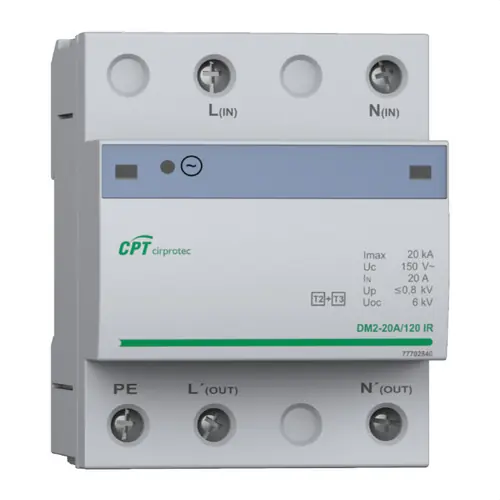 Descuento PROTECTOR SOBRETENSIÓN TRANSITORIA 2+3 DM2-20A/120IR