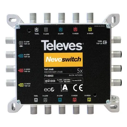 Compra Ahora DERIVADOR NEVOSWITCH 5x5x5 F 20dB