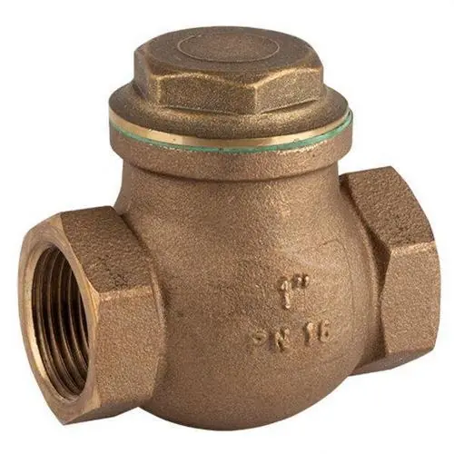 VÁLVULA RETENCIÓN CLAPETA TEFLÓN H-H 3/4" PN16 Disponible Ahora