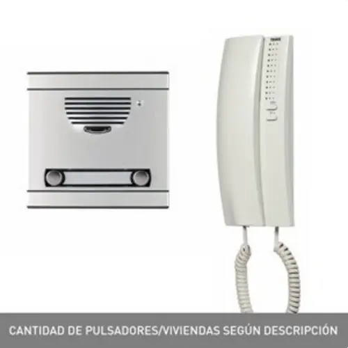 KIT PORTERO A10 PLACA Y TELÉFONO SERIE 7 Rebajas