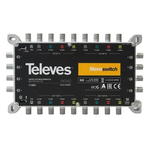 Certificado MULTISWITCH NEVOSWITCH 9x9x8 TERMINAL CASCADA