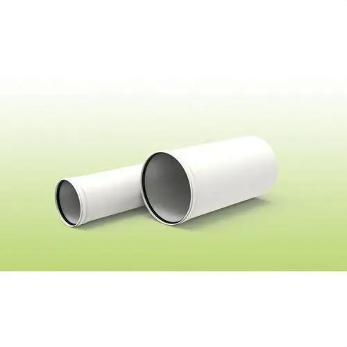 TUBO CHIMENEA M-H DIÁMETRO 110 2000mm POLIPROPILENO BLANCO Devolución Gratuita