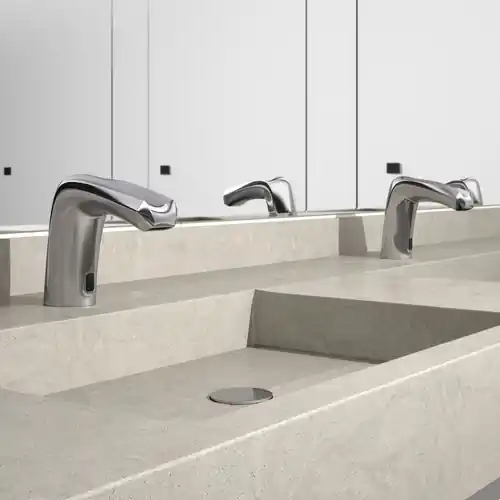 GRIFERÍA LAVABO ELECTRÓNICO SENSIA-L REPISA CON PILA Últimas Unidades