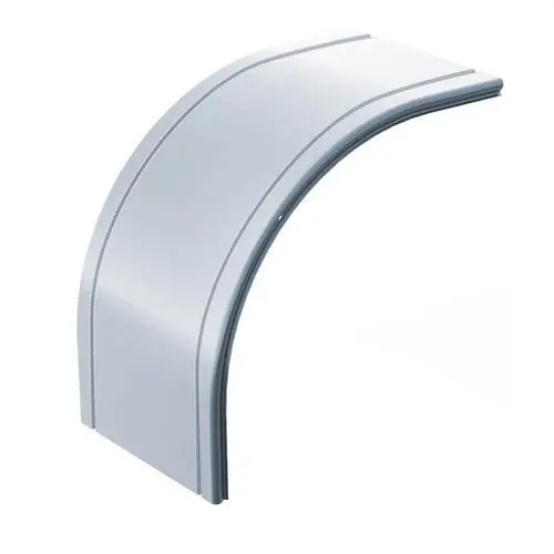 Alta Calidad TAPA CURVA VERTICAL CONVEXA 90º 300x80 GALVANIZADO SENZIMIR
