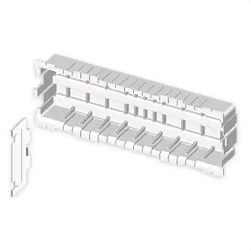 Última Oportunidad PLACA PARA 6 MECANISMOS MÓDULO MOSAIC 45 U42X BLANCO NIEVE