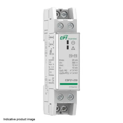 Alta Calidad PROTECTOR SOBRETENSIÓN TRANSITORIA 2+3 CSF21-24 IR