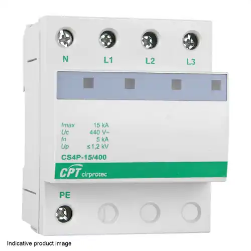 Envío Gratis PROTECTOR TETRAPOLAR tipo-2 MODO COMÚN 15kA 400V IR