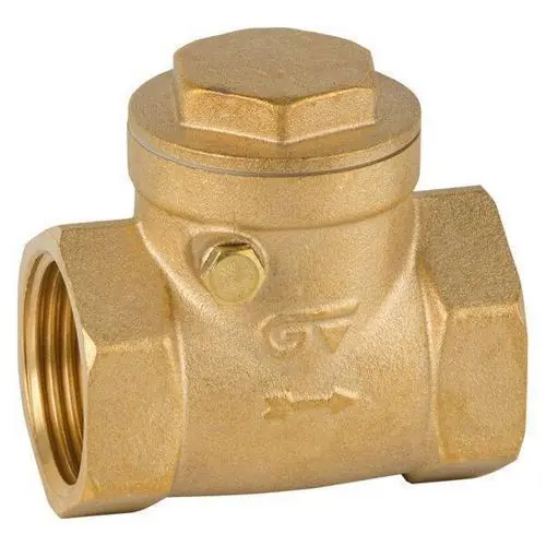 VÁLVULA RETENCIÓN CLAPETA METAL H ROSCA NPT 1.1/4" Precio Bajo
