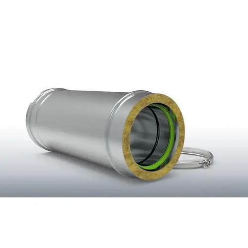 Compra Ahora TUBO DIÁMETRO 130 LARGO 500mm M-H PARED DOBLE INOXIDABLE 316