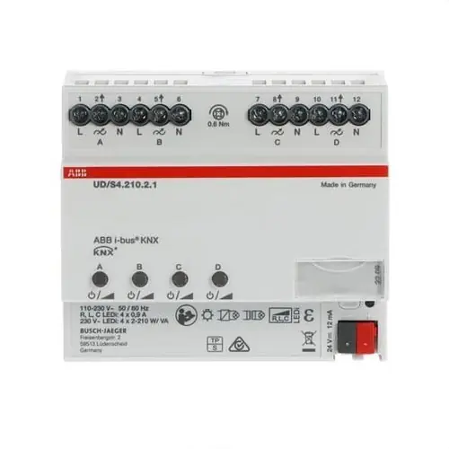 ACTUADOR REGULADOR UNIVERSAL LED 4 CANALES 80-210W DIN Mejor Precio