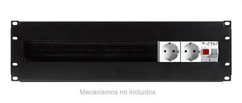 Últimas Unidades PANEL FRONTAL 3U RACK 19" 483x133,5 24 MECANISMO