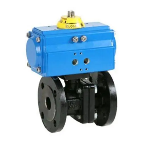 Alta Calidad VÁLVULA ESFERA 2 PIEZAS ACTUADOR SIMPLE EFECTO GNP-24/S4 1/2"