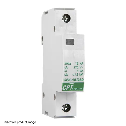 PROTECTOR tipo-2 15kA 120V CS1-15/120 IR Entrega Rápida