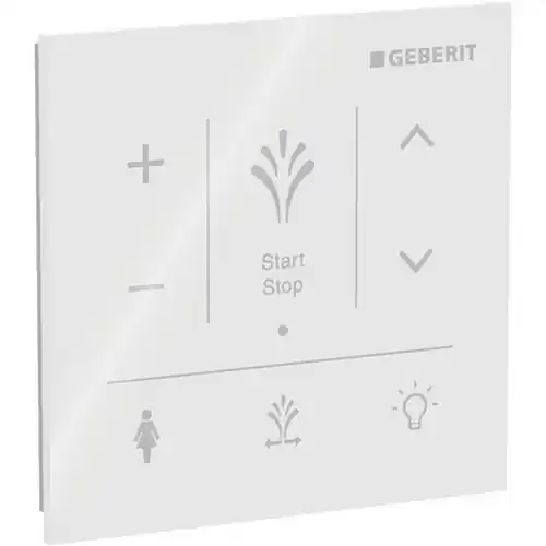 Envío Exprés PANEL DE CONTROL PARED PARA AQUACLEAN SELA VIDRIO BLANCO