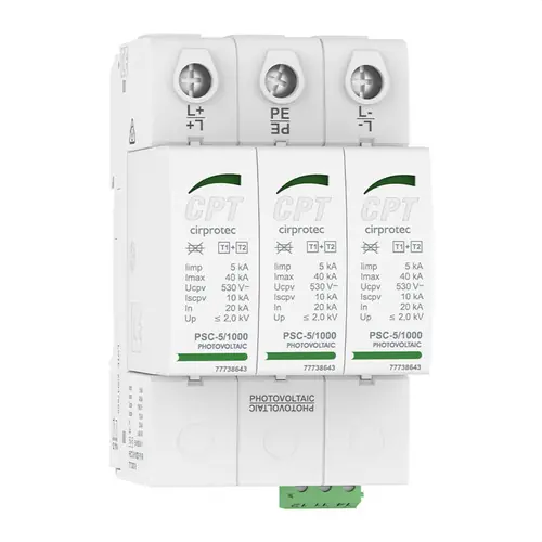 PROTECTOR SOBRETENSIÓN TRANSITORIA PSC3-5/1000 PV IR Comprar En Línea