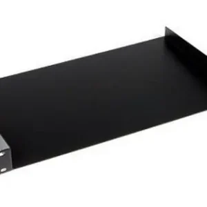 BANDEJA METÁLICO 1U RACK 19" 483x44,5x255mm NEGRO Precio De Fábrica