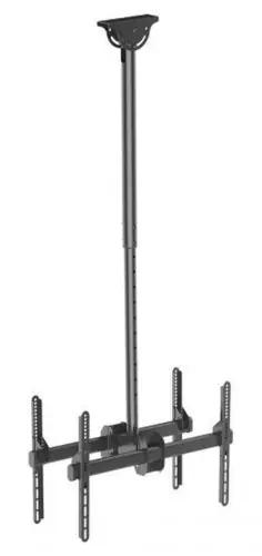 Directo De Fábrica SOPORTE INCLINABLE TECHO 2 PANTALLAS 37-70" 7,4kg NEGRO