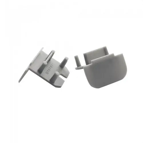 TAPA EDEC TA-EP-S PARA PERFIL ALUMINIO PLATA Novedad