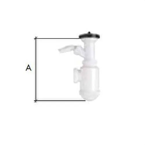 Envío Gratis SIFÓN BOTELLA C-35 SALIDA HORIZONTAL DIÁMETRO 1.1/2" 40 115 CON TOMA LAVADORA