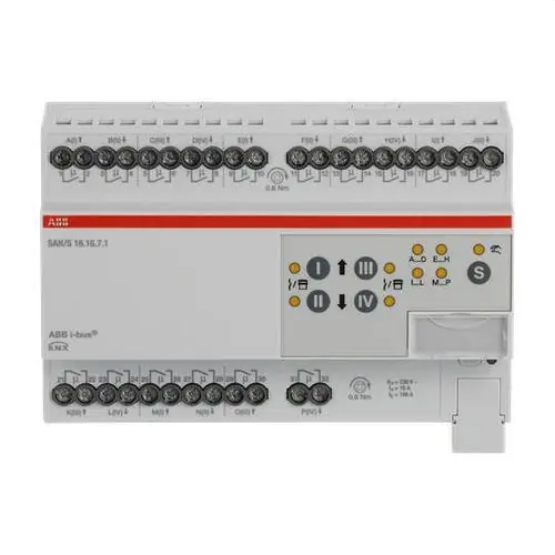 ACTUADOR ON-OFF / PERSIANAS 16 CANALES 16A DIN ABB I-BUS® KNX Directo De Fábrica